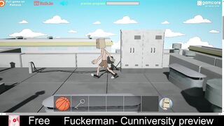 Fuckerman-Cunniversity preview (free game itchio) Adventure, 2D, CG, Adult, Animation, Toon, cunniversity, fuckerman, futa, NSFW, Porn