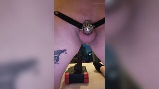 Lubricating my with my throat