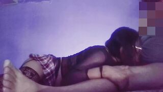 Rich oral-job to my stepcousin at night in my room