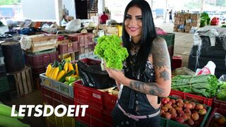 Brunette hair Honey Melina Zapata Picked Up For Unfathomable Drilling In Her Older Snatch - LATIN CHICK mother I'd like to fuck