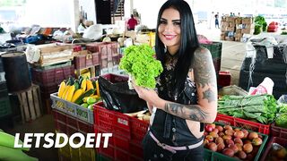 Brunette hair Honey Melina Zapata Picked Up For Unfathomable Drilling In Her Older Snatch - LATIN CHICK mother I'd like to fuck