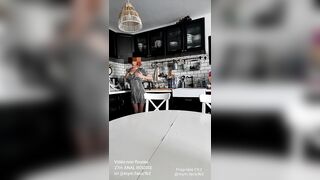 FK2 - Redhead mother I'd like to fuck Gets Butt Banged Plain By Her Youthful Neighbour On The Kitchen Table