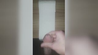 Stroking in my Adidas sweatpants