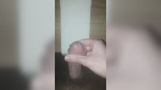 Stroking in my Adidas sweatpants