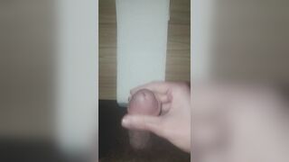 Stroking in my Adidas sweatpants