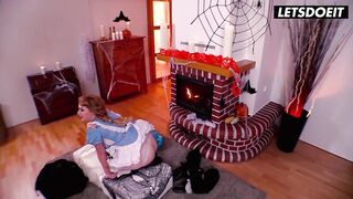 Biggest Breasts Blond Harmony Screws Photographer On Halloween - LETSDOEIT