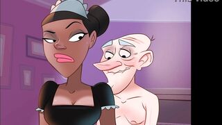Controversial toon! Taut little vagina couldn't handle the grand-daddy's large penis!