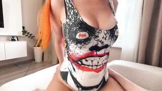 Relaxing StepSister With Sex In advance of Rencounter Her Boyfriend on Halloween Night - Russian Amateur with Conversation and English Subtitles