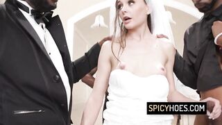 Excited bride shaking and shimming all over these BBC's