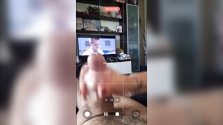 Lovers movie call for a blow job with a throat full of cum