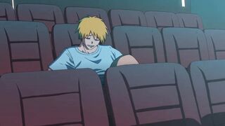 Chainsaw guy, Sex at the cinema - Manga animation