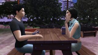 Vlogger Gets Banged In The Park - sims 4 - CG Anime