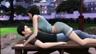 Vlogger Gets Banged In The Park - sims 4 - CG Anime