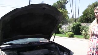 This babe can't live out of taking his cums in her throat when this guy's finished, and they always ooze down her...