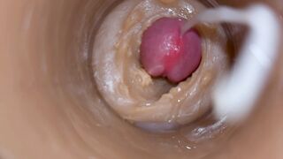 Precum squirting in my cunt Camera In Pussy 4k