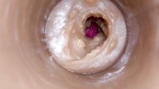 Precum squirting in my cunt Camera In Pussy 4k