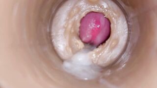 Precum squirting in my cunt Camera In Pussy 4k