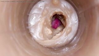 Precum squirting in my cunt Camera In Pussy 4k