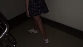 Bang Tinder - Large Butt Stranger Give Me Her Taut Vagina In Random Entrance But I Inadvertently Cum Inside!