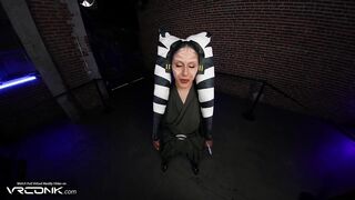 VR Conk: Padavan Ashoka Bangs Hard Groaning And Sucks Large Ramrod In Star Wars Cosplay Parody pt.1