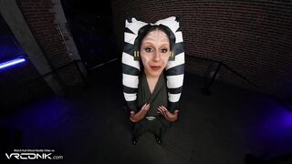 VR Conk: Padavan Ashoka Bangs Hard Groaning And Sucks Large Ramrod In Star Wars Cosplay Parody pt.1