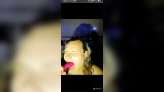 Deepthroat, face + titty smacking