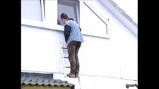 Breasty Lewd Housewife Was Very Gratified When His Spouse Given a Hard Screw