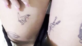 CHEATING WOMAN COMES BACK FROM THE GYM FULL OF HER TUTOR'S CUM