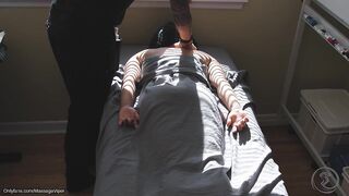 Oriental Exhibitionist Massage Client Flashing and Teases the Masseur