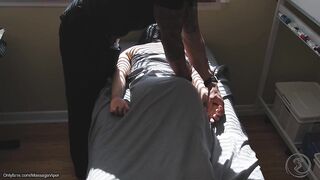 Oriental Exhibitionist Massage Client Flashing and Teases the Masseur