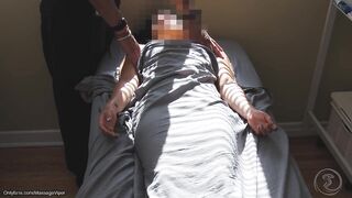 Oriental Exhibitionist Massage Client Flashing and Teases the Masseur