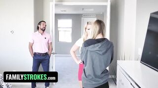 Kenna James Gets Caught Stealing by Her Recent Foster Parents and Accedes to Screw 'em for Cash