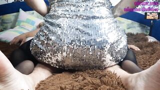 sexy wife with her lover writes a report to her cuckold