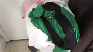 Cheating wife bring home lots of cum in pants Intentionally