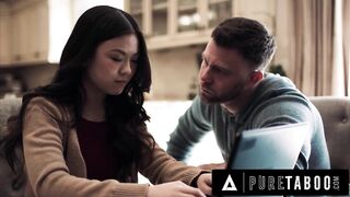 PURE TABOO Tiny City Cutie Lulu Chu Gets Concupiscent During the time that Hearing Roommate Raw & Impure With Slimthick Vic