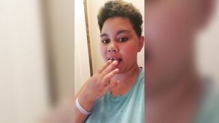 Got to lick the titty then my step daddy came in and gave me smth more excellent