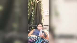 I shriek for dad to keep banging me harder