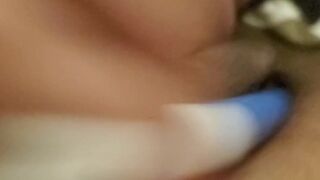 One woman, One toothbrush