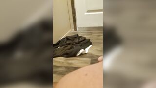 One woman, One toothbrush