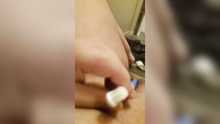 One woman, One toothbrush