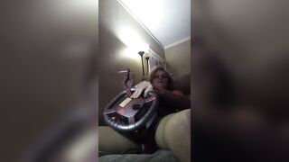 Ebony costume twat otgam