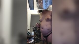 Shower and treatments. But out of sexy water