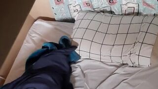 webcam in step sons room guess what I caught!