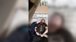 webcam in step sons room guess what I caught!