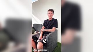 Teen gives me a oral sex during the time that her boyfriend goes to one more room (dialogues in Italian)