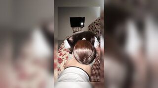 Stepmom Enters the Room and Finds Him with her PENIS Outside!! Looks like that babe's getting hawt!! Homemade