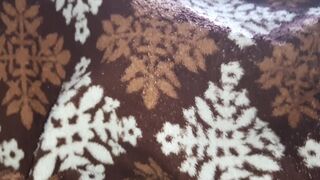 My shy serf gal licks and screws my cunt in a mask and underneath a blanket - Lesbo_illusion