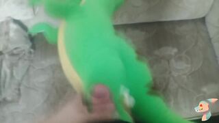 Green dinosaur t-rex