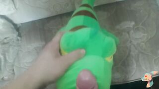 Green dinosaur t-rex