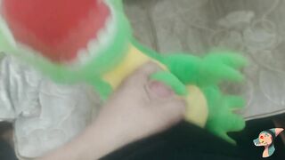 Green dinosaur t-rex